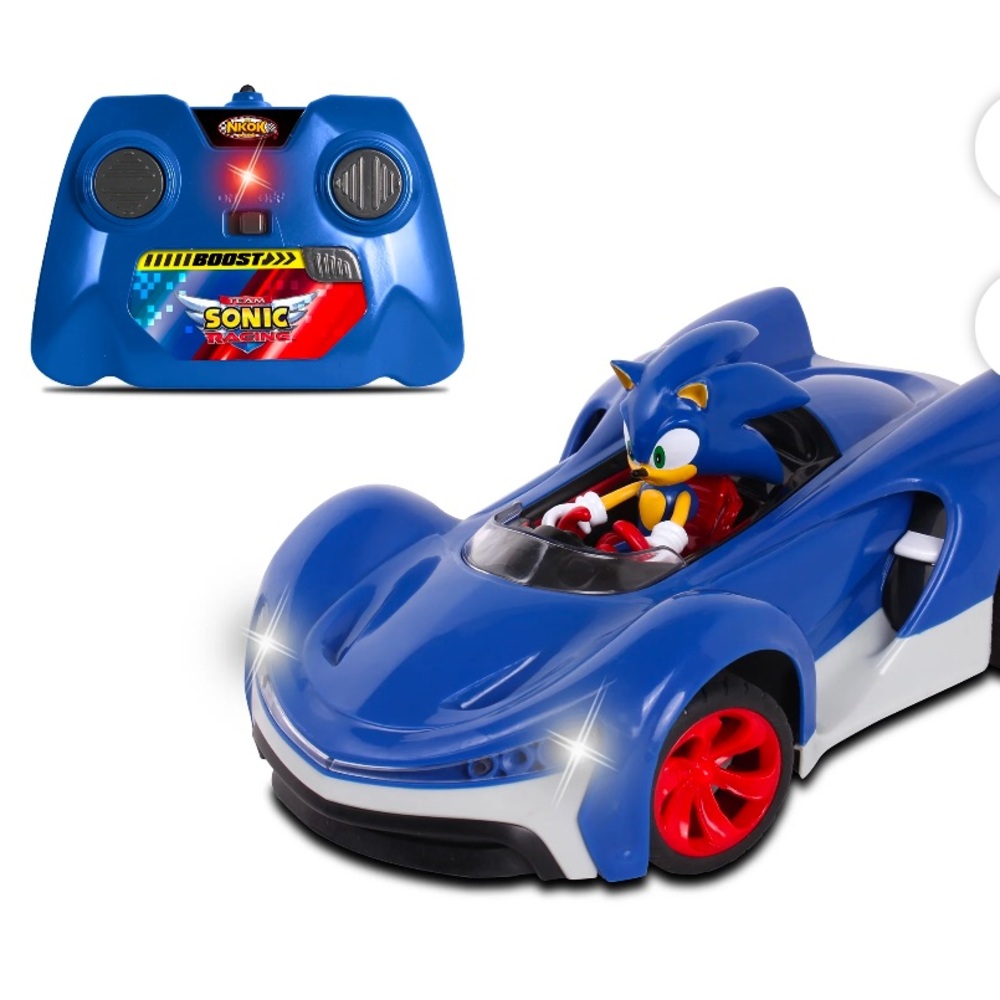NKOK Sonic Team Racing Radio Controlled Sonic The Hedgehog w/ Turbo Boost(NWT)